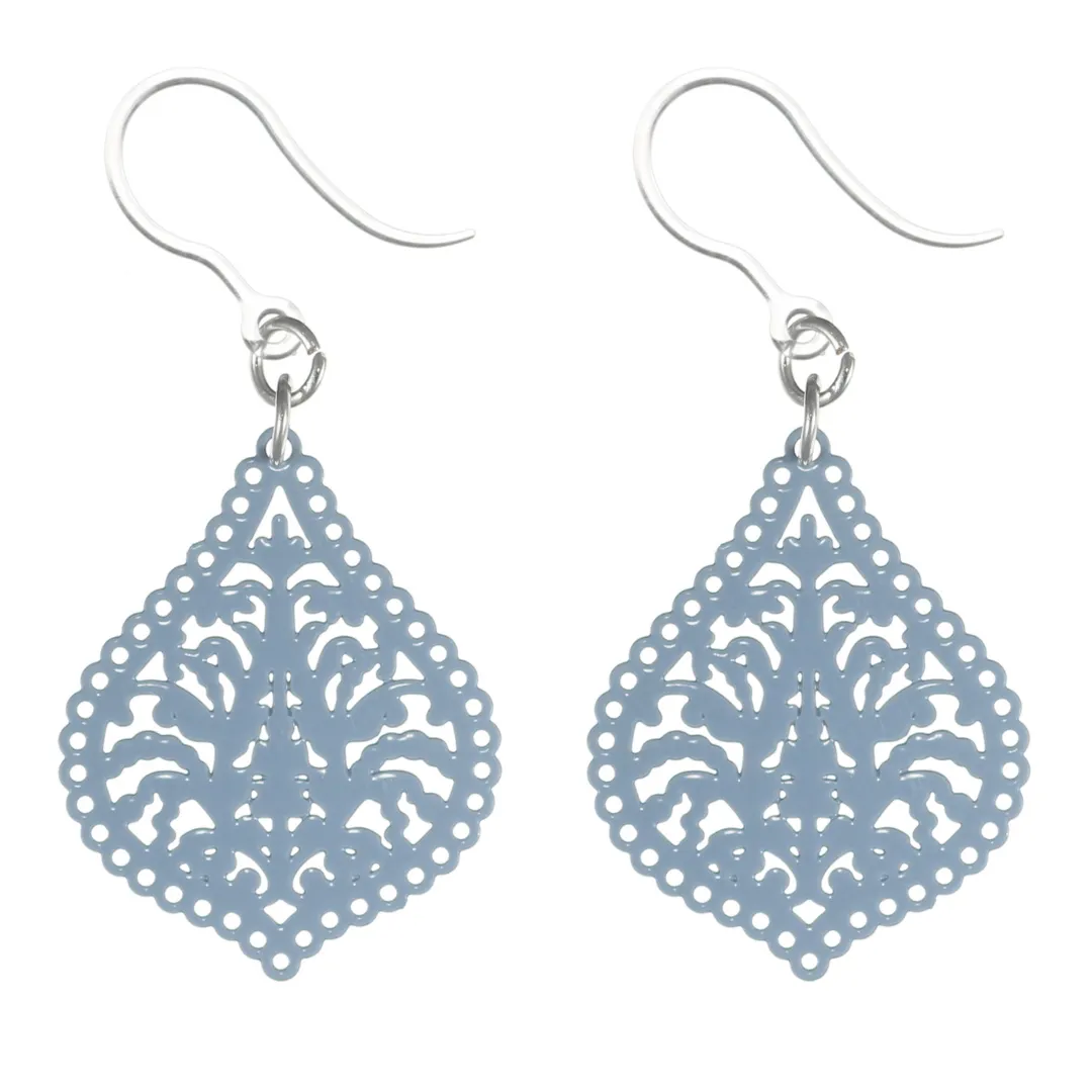 Moroccan Lamp Dangles Hypoallergenic Earrings for Sensitive Ears Made with Plastic Posts