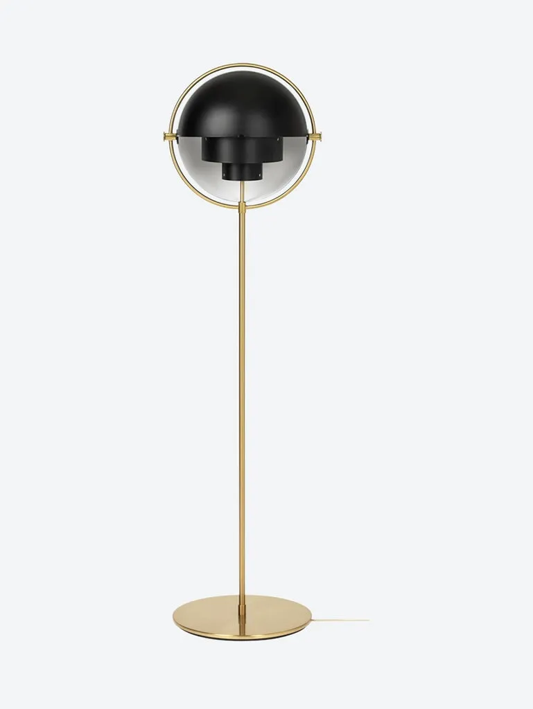 MULTI-LITE FLOOR LAMP BRASS BASE