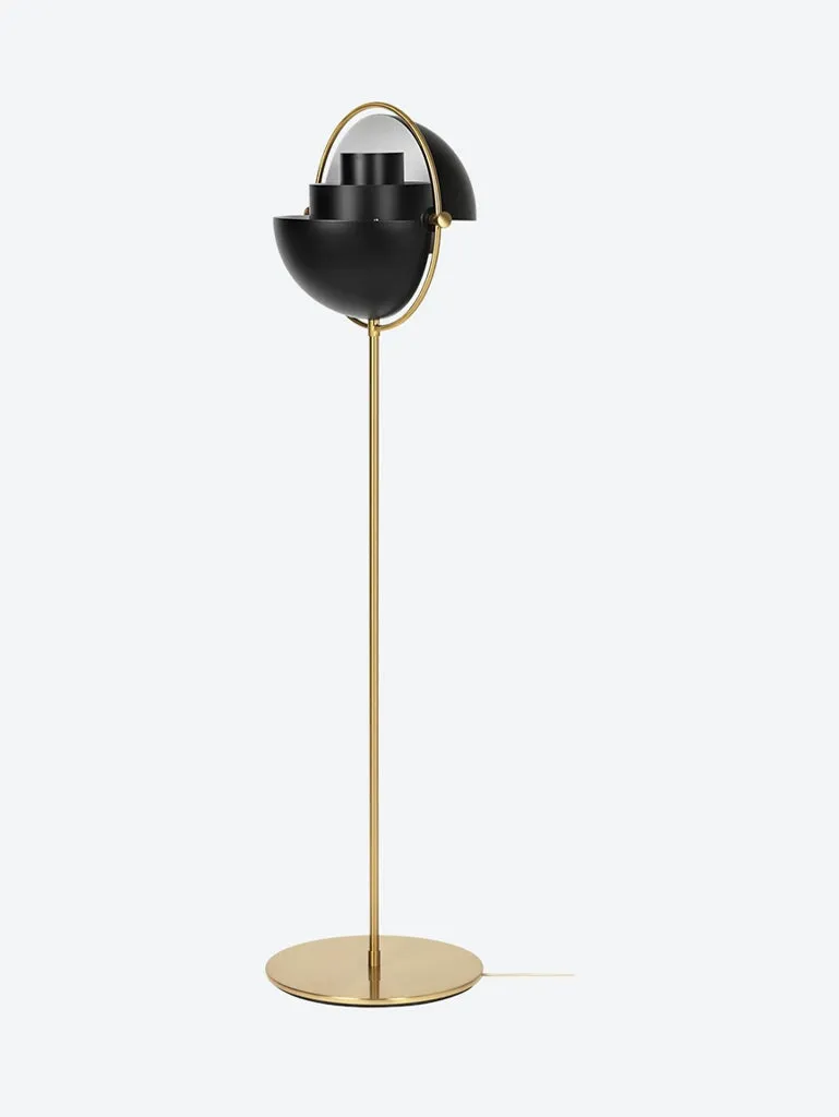 MULTI-LITE FLOOR LAMP BRASS BASE