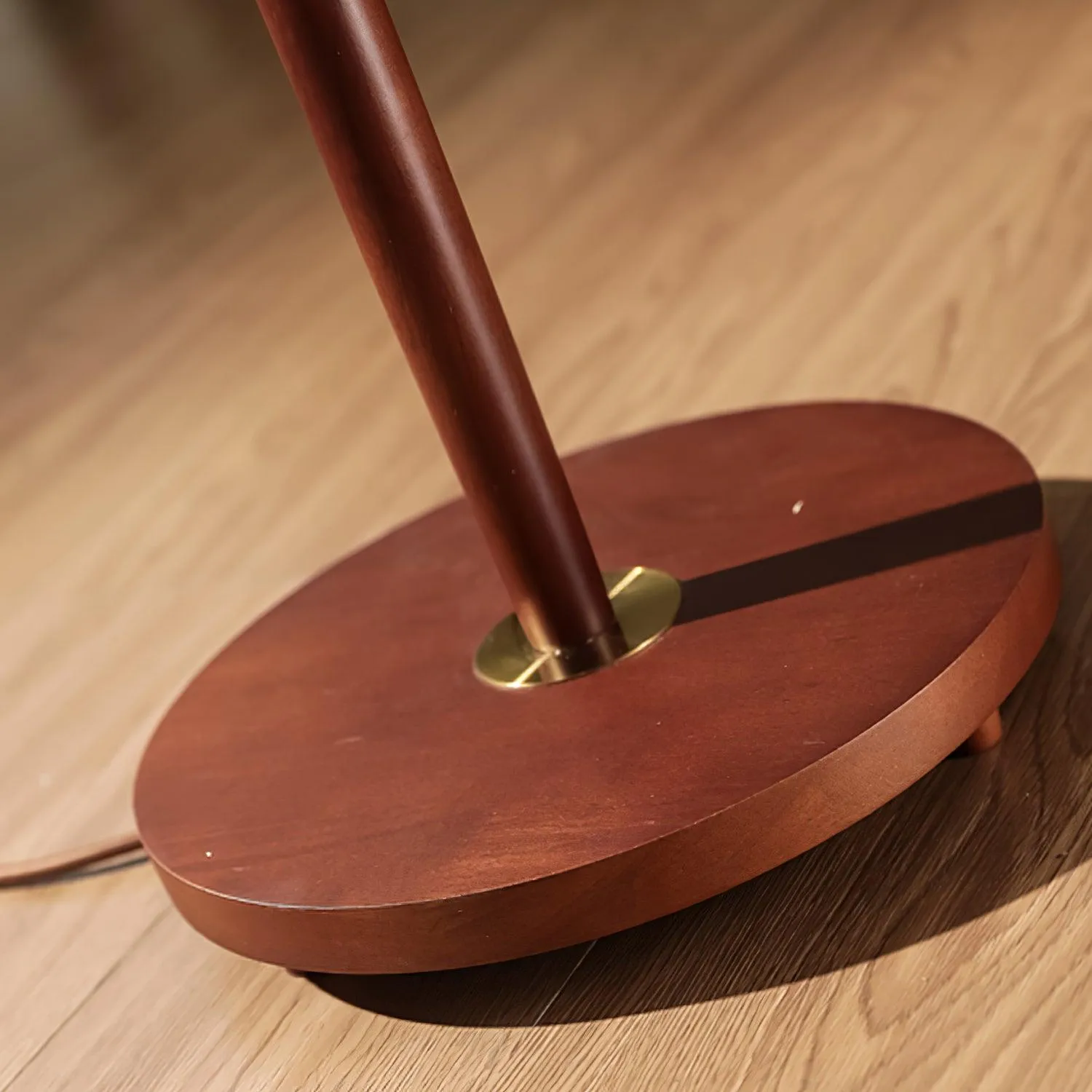 Mushroom Wood Floor Lamp