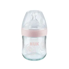 Nature Sense Glass Baby Bottle - 120ml - Pink