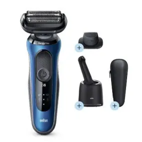 New - Braun Series 6-6072cc Men's Rechargeable Wet & Dry Electric Foil Shaver System