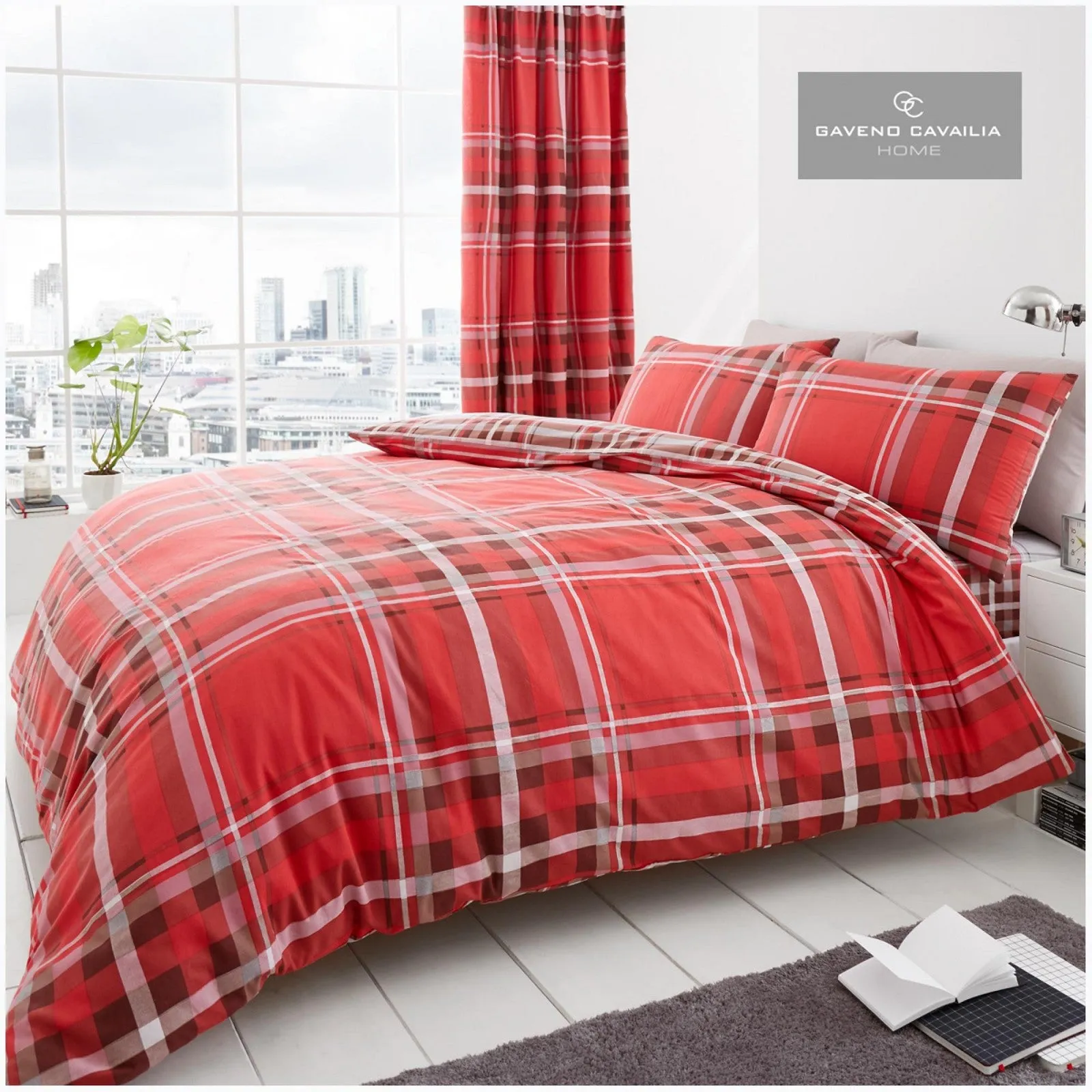 Newton Tartan Check Duvet Set