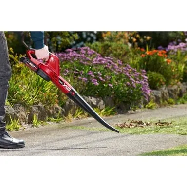 Ozito PXC 18V Cordless Blower - Skin Only / Red, Grey, Black. Silver