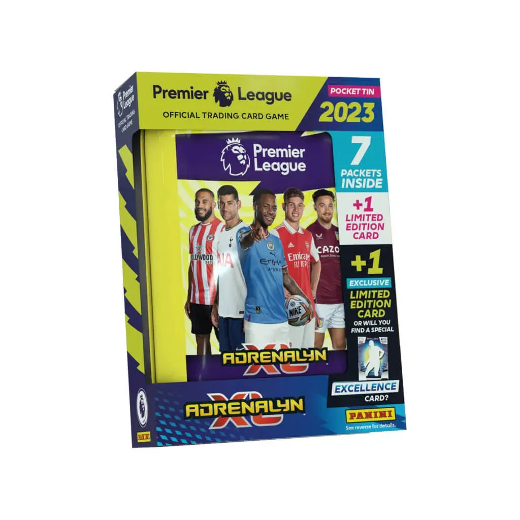 Panini 2022-23 Premier League Adrenalyn XL Cards POCKET TIN (44 Cards Each)