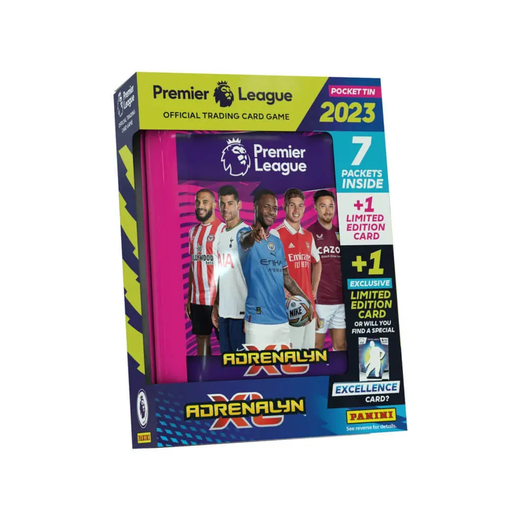 Panini 2022-23 Premier League Adrenalyn XL Cards POCKET TIN (44 Cards Each)