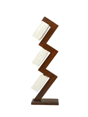 Parchament Zig-Zag floor lamp