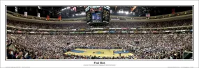 Philadelphia 76ers "Foul Shot" Wells Fargo Center Panoramic Poster Print - Everlasting Images