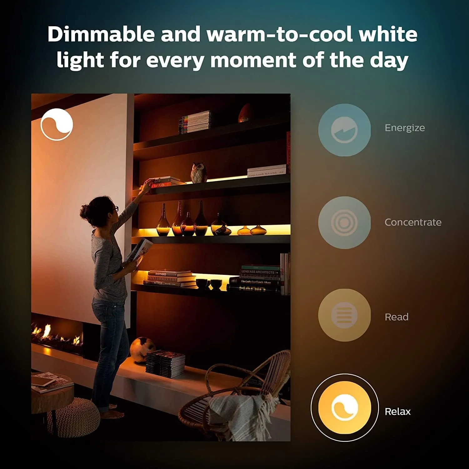 Philips Hue Lightstrip Extension V4 1m - White & Colour Ambiance Smart LED, Bluetooth, Alexa, Google Assistant & HomeKit Compatible