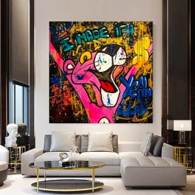 Pink Panther Poster Art - Unique Decor for Pink Panther Fans