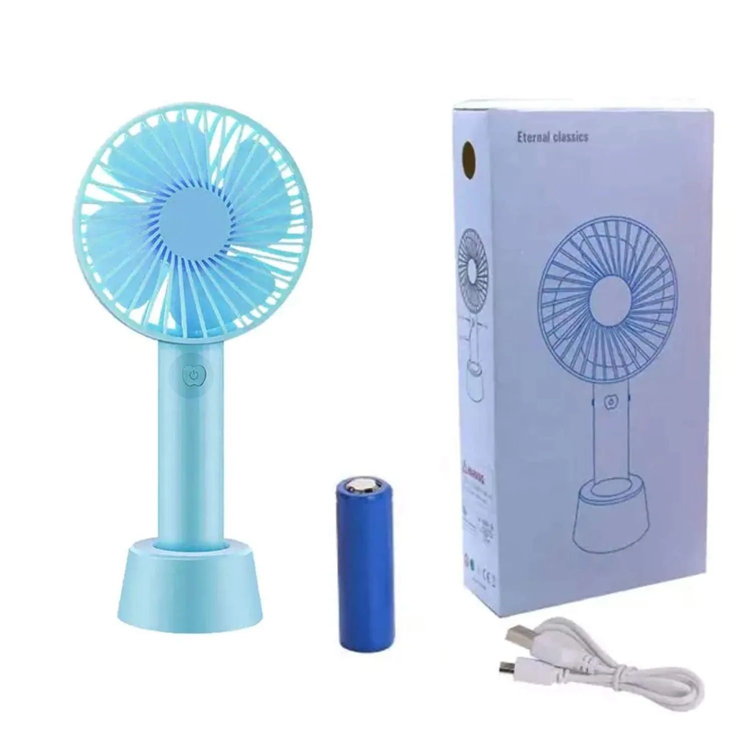 Portable 2 in 1 Water Mist Sprayer Fan Handheld Misting Fan AC Pocket Fan Portable Fan for Travelling Electric USB Rechargeable Handheld Mini Fan Cooling Air Humidifier