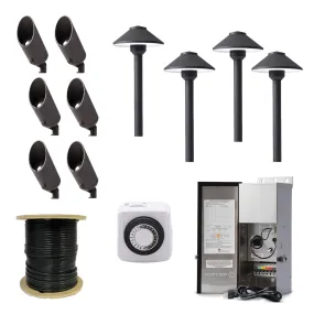 Pro-Trade - LED 10 Piece Landscape Lighting Kit