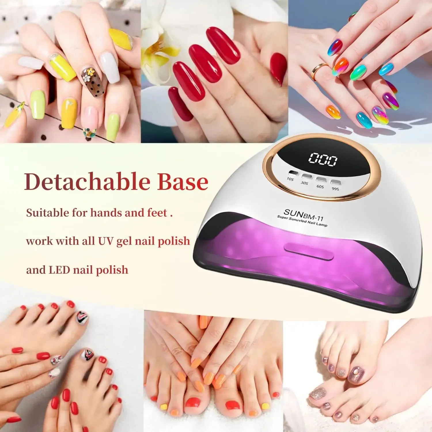 Professional UV LED Nail Lamp for Nails Gel Polish