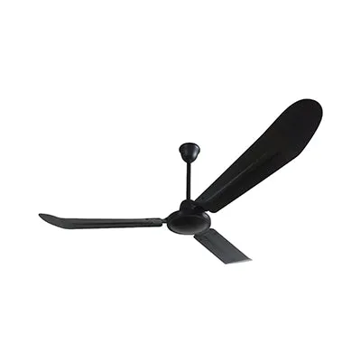 Radiant Lighting RF28B Swift Ceiling Fan with Wall Control Black 56" JX12 1 PACKBL