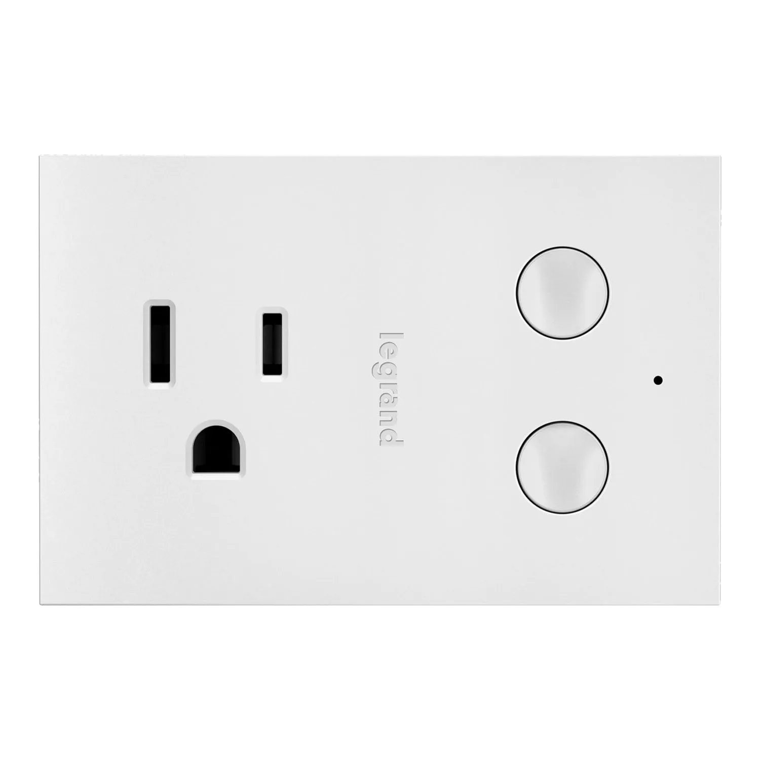 radiant Smart Plug-In Tru-Universal Dimmer with Netatmo, Matte White