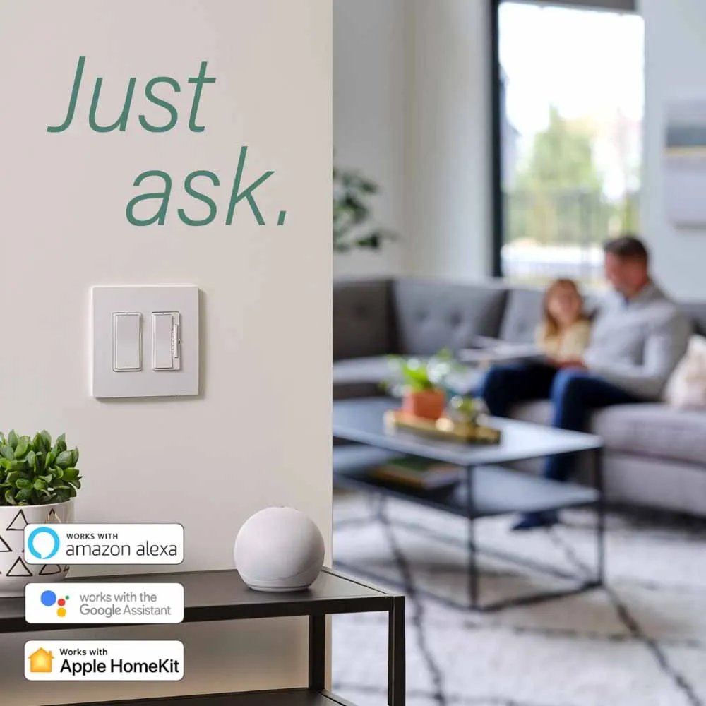 radiant Smart Plug-In Tru-Universal Dimmer with Netatmo, Matte White