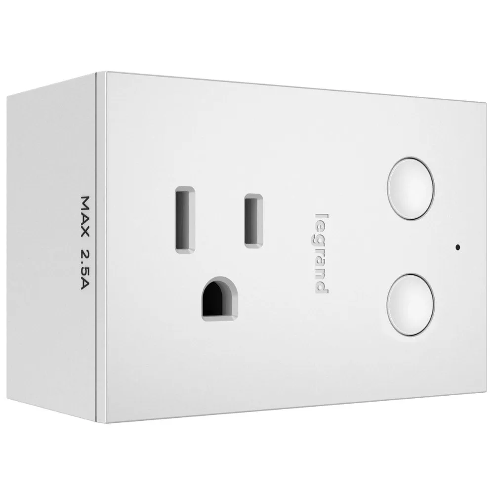 radiant Smart Plug-In Tru-Universal Dimmer with Netatmo, Matte White