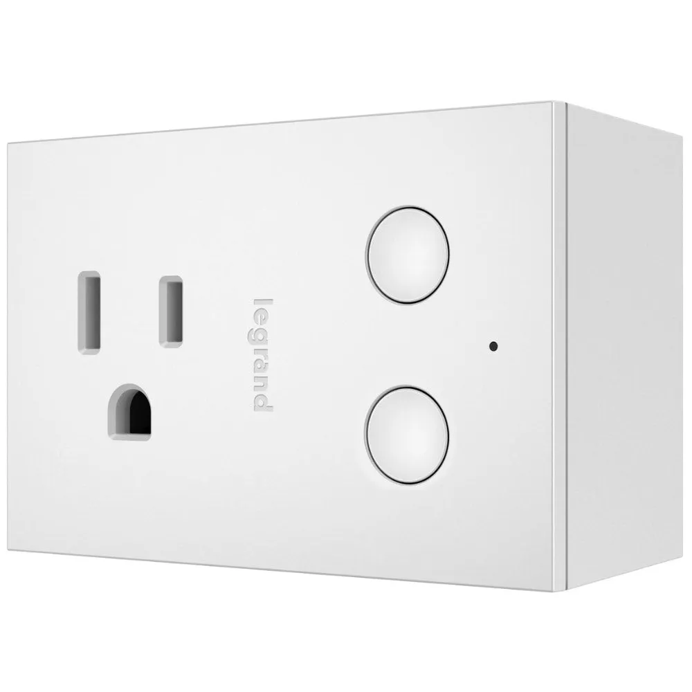 radiant Smart Plug-In Tru-Universal Dimmer with Netatmo, Matte White