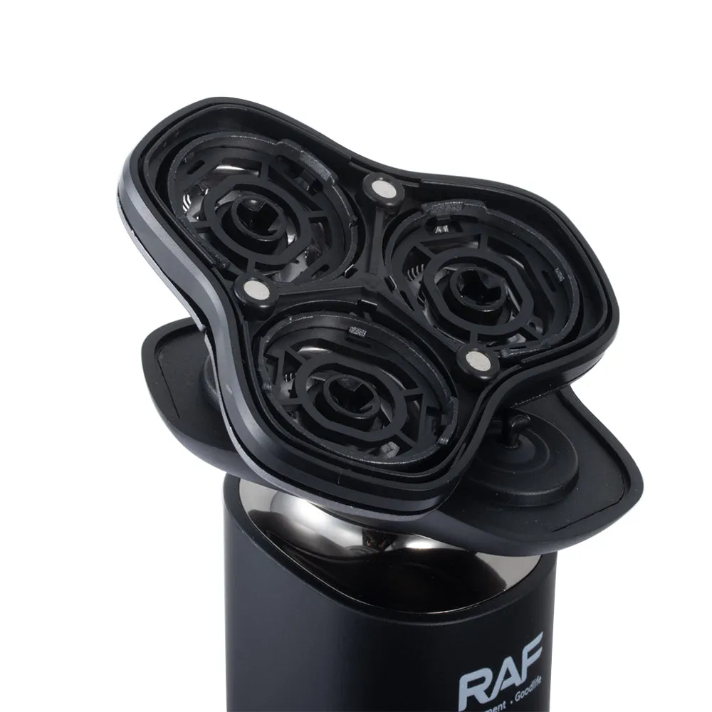 RAF Electric Shaver | USB charge | Floating fit | Lithium battery | IPX7 Waterproof | Magnetic suction blade