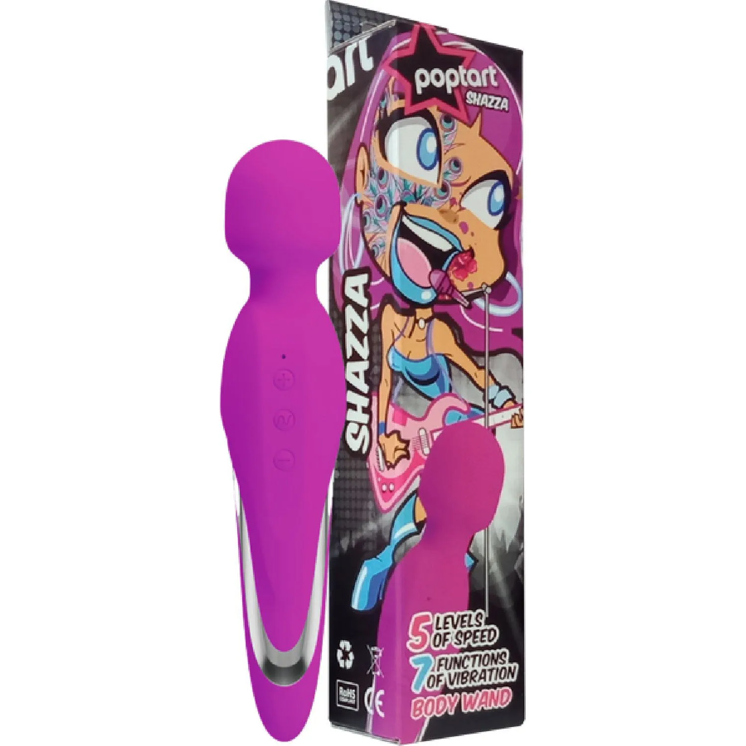 Rechargable Body Wand (Shazza) - Purple