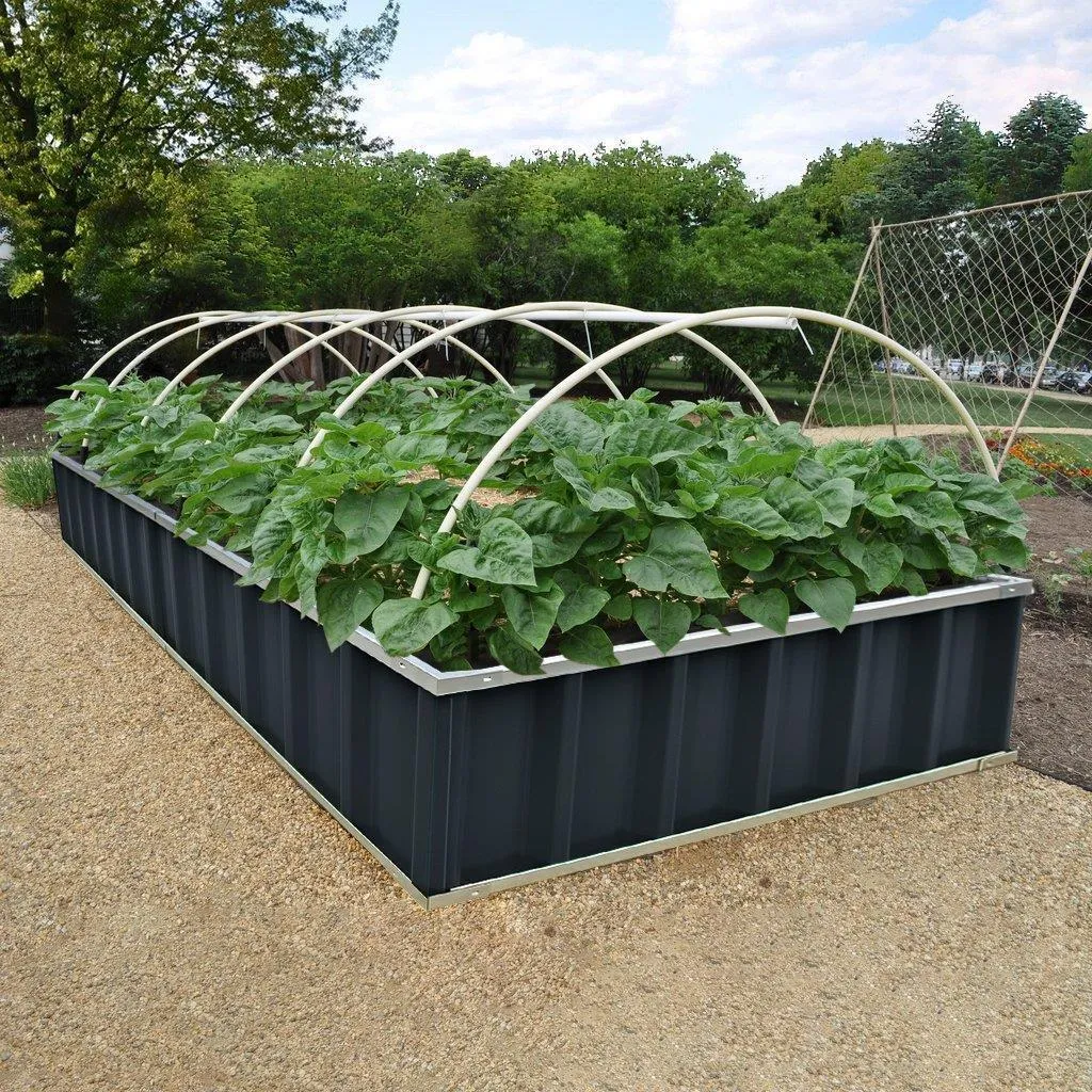 Rectangular Metal Raised Garden Bed