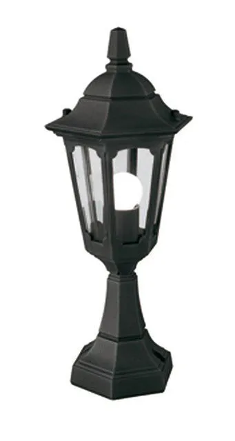 Regent Black Outdoor Mini Pedestal Lantern - ID 8289