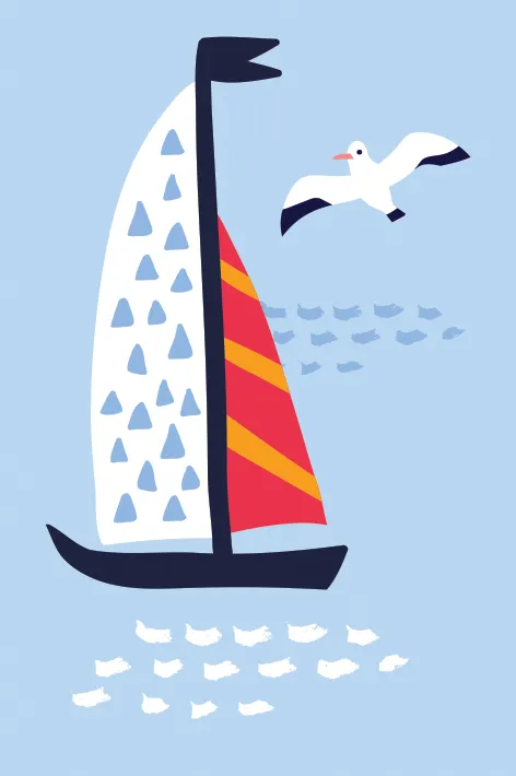 Sailing Boats Smart Cloth