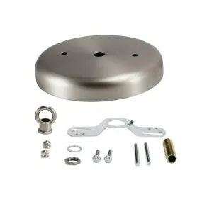 Satin Nickel Round Canopy kit 4 - 7/8"