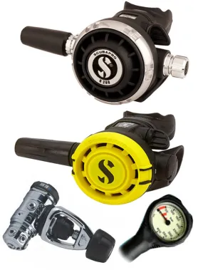 Scubapro Regulator Set: MK19 Evo (DIN or Yoke) / G260 / Octopus & Free Termo Gauge