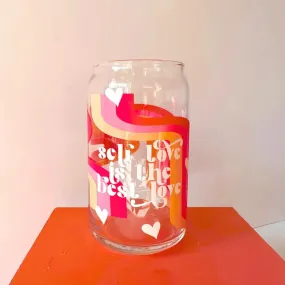 Self Love glass Tumbler