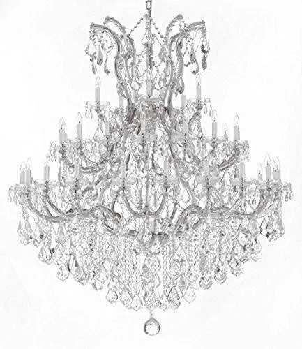 Set of 2-1 Large Foyer/Entryway Maria Theresa Empress Crystal (tm) Chandeliers Lighting! H 60" W 52" and 1 Chandelier Crystal Lighting Chandeliers H30 X W28 - CS/B12/2756/36 1   CS/21532/12 1