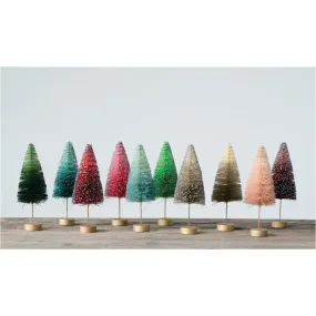 Sisal Bottle Brush Trees - Small - Ombre