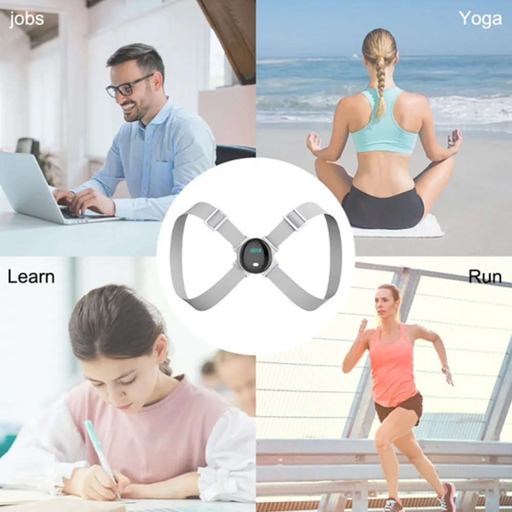 Smart Back Posture Corrector Back Belt Shoulder Training- USB Charging