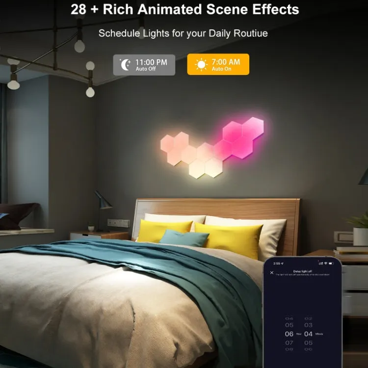 Smart Backdrop Quantum Wall Light