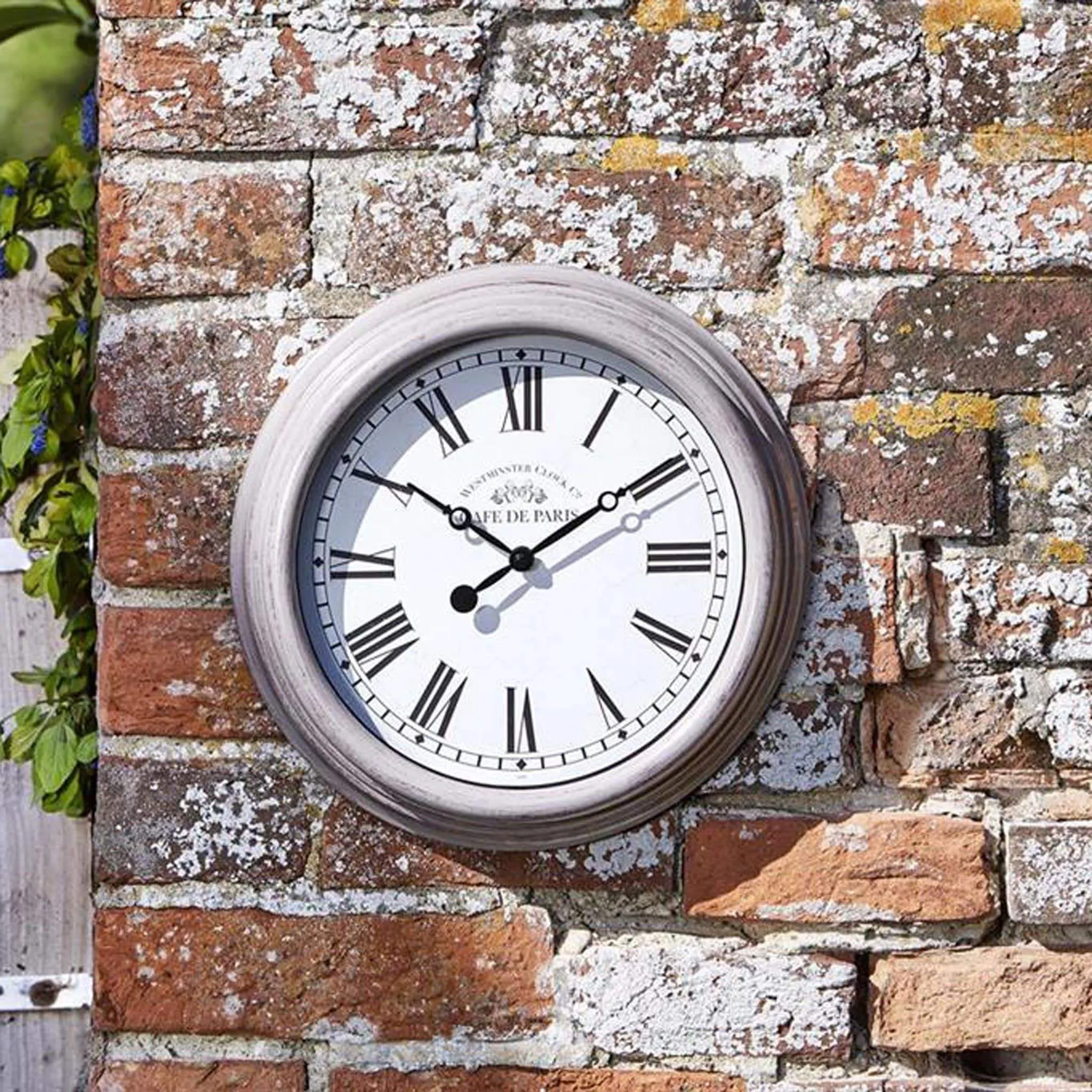 Smart Garden Grey And Black Clock