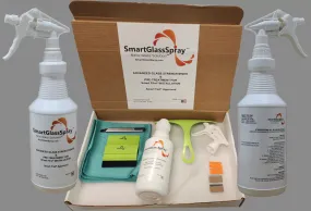 Smart Glass Spray™ Kit | Advanced Glass Strengthener/Conditioner Smart Film® Installation Kit