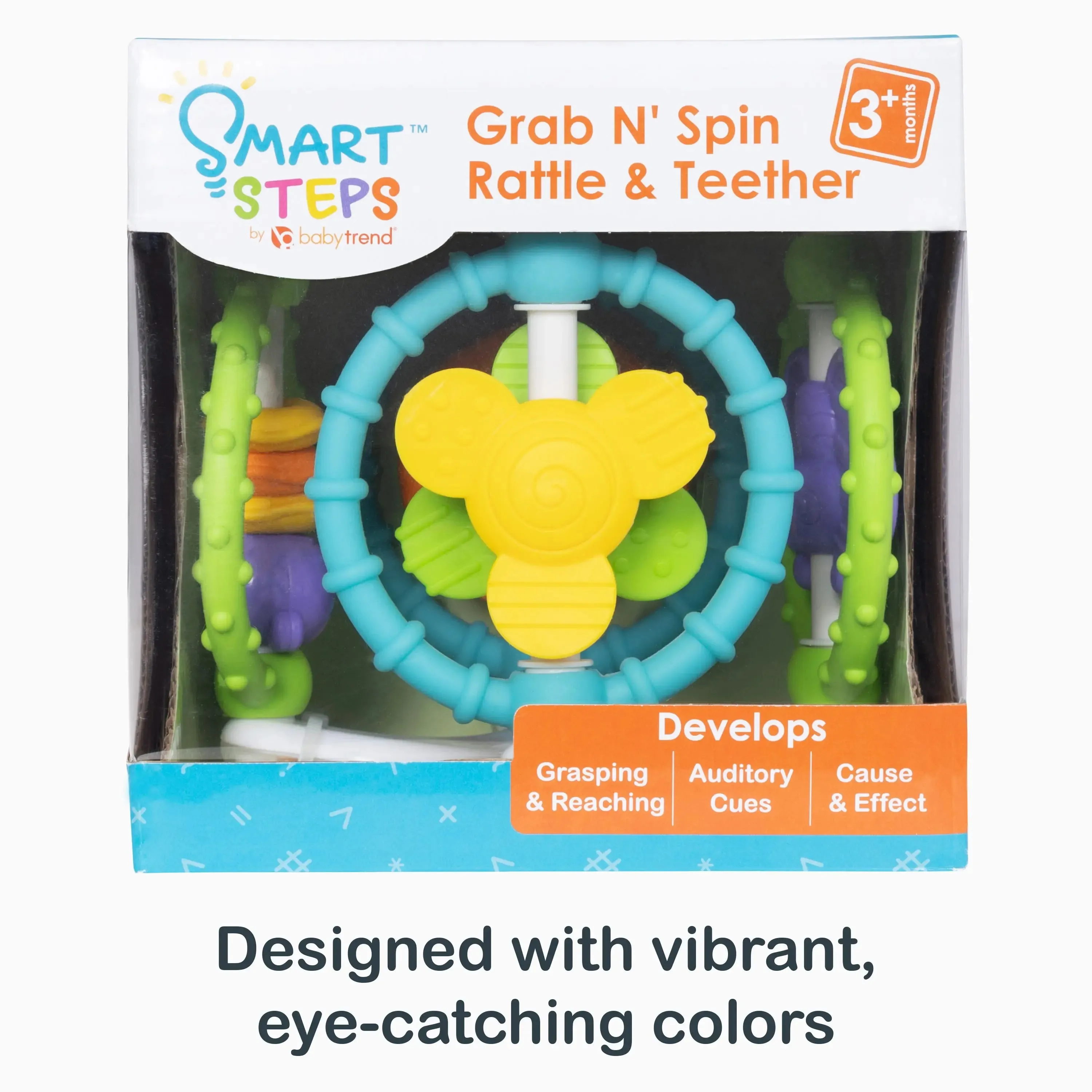 Smart Steps® Grab N' Spin Rattle and Teether