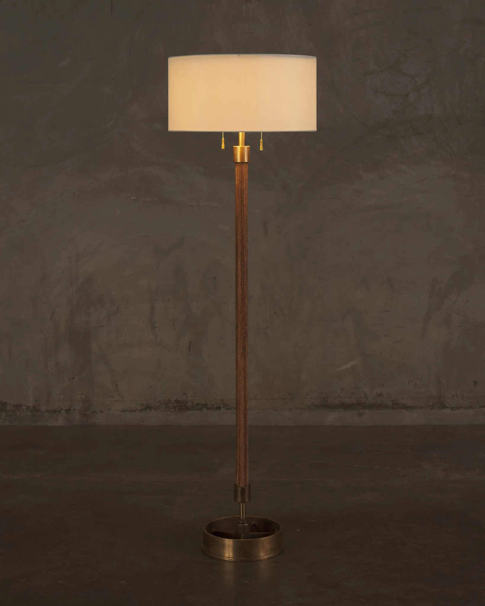 SNAKE SKIN STANDING LAMP BY GIANNI VALLINO