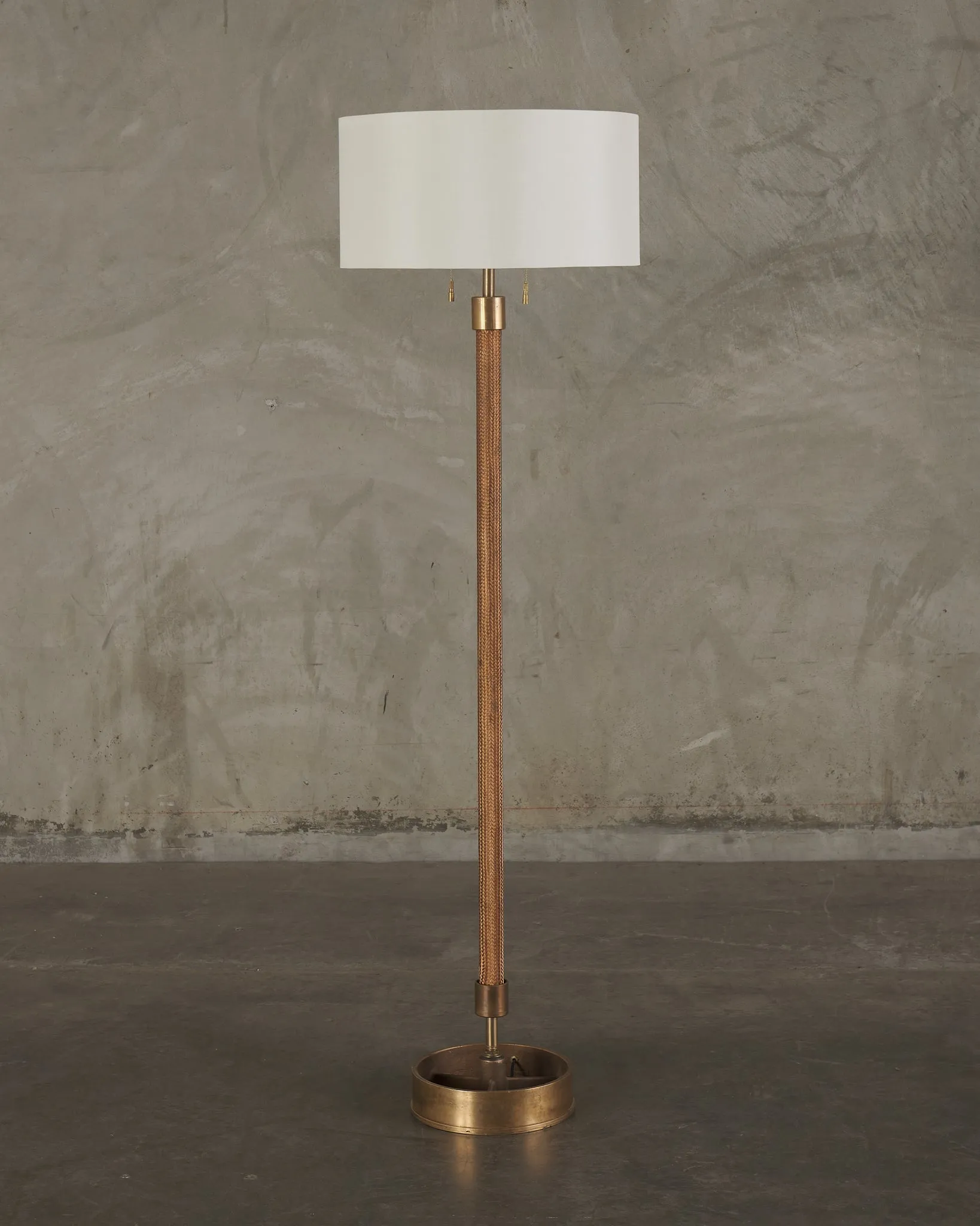 SNAKE SKIN STANDING LAMP BY GIANNI VALLINO