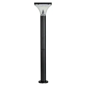 Solar LED Bollard Garden Light (3w) in Black Solar Lighting Direct