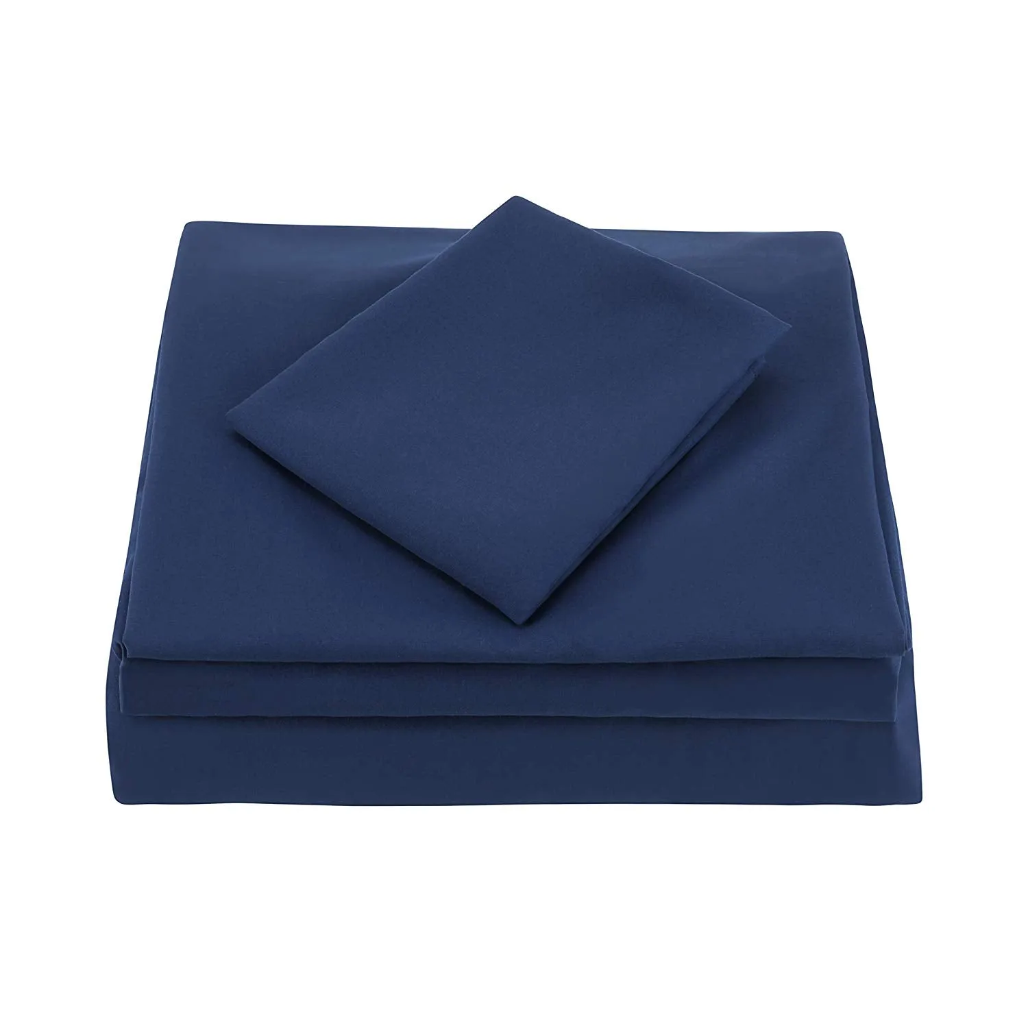 Solid Navy 3-Piece Toddler Sheet Set