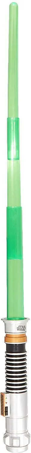 Star Wars Luke Skywalker Electronic Green Lightsaber Toy with Lights, Sounds, & Phrases Plus Access to Training Videos