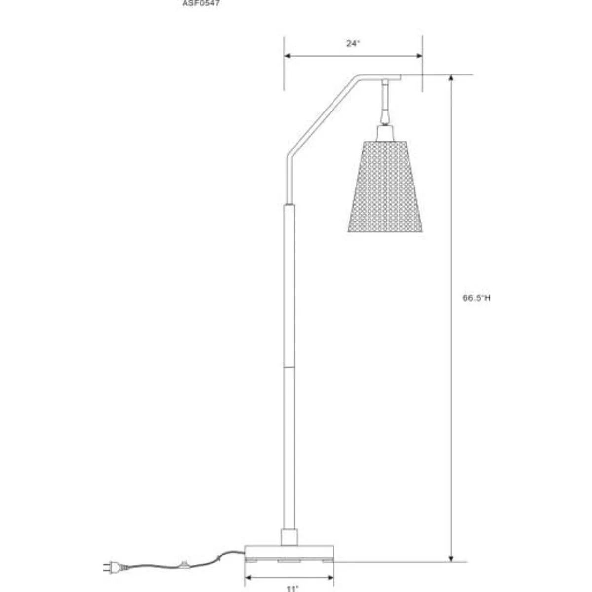 Surya Lars Floor Lamp