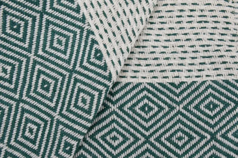 Teal Green Four Seasons Blanket