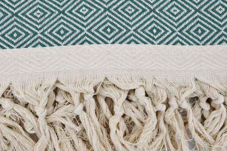 Teal Green Four Seasons Blanket