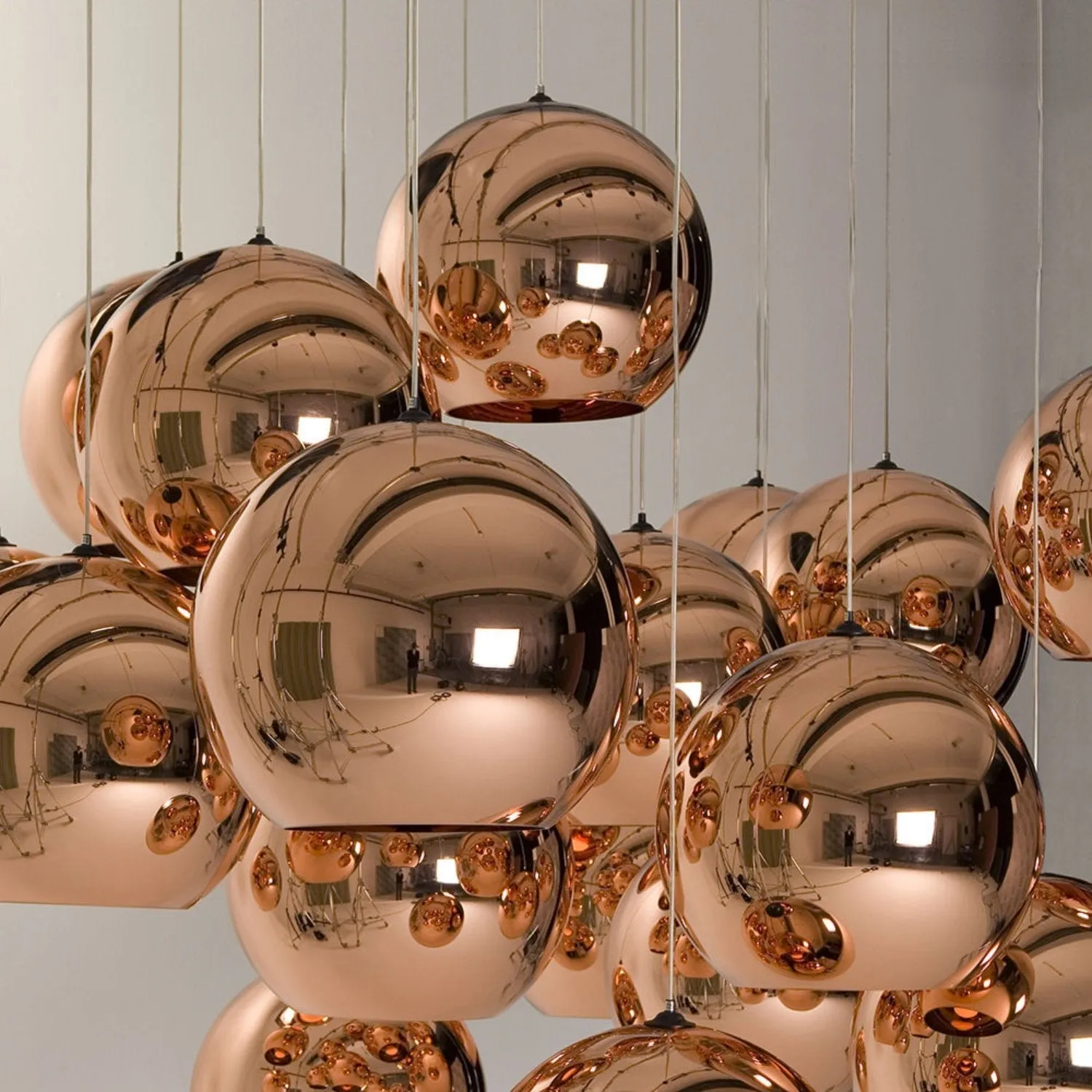 tom dixon | copper pendant light | round 45cm ~ DC