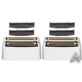 Two Packs Babyliss Pro Replacement Foil Head & Cutters FXRF2 for FOIFX02 FXFS2