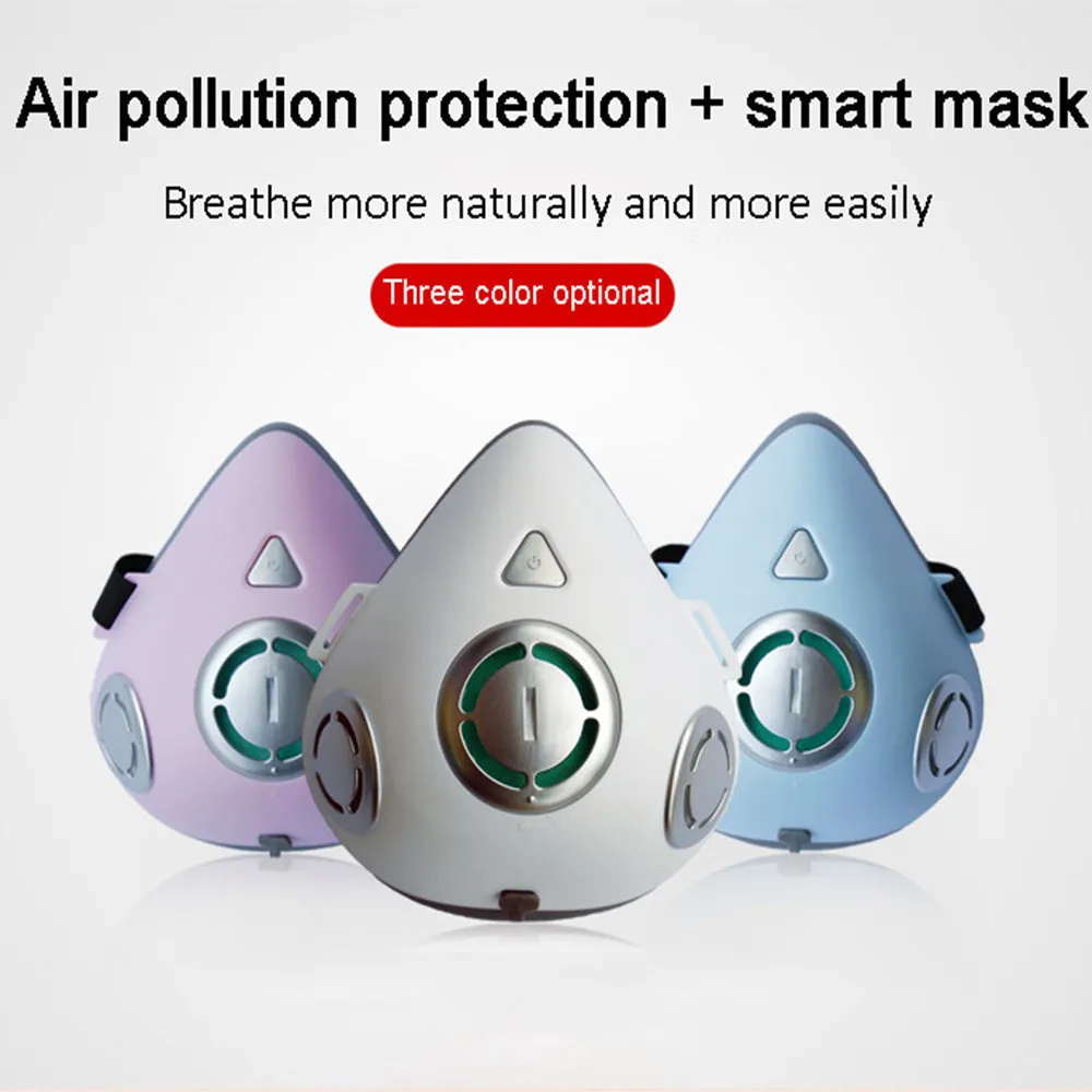 USB Rechargeable Personal Wearable Air Purifier Smart Electric Face Mask