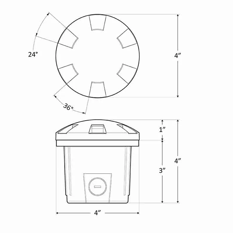 Westgate WLL-159 6W LED Well/Path Light