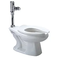 Zurn Model Z5655 - 213 to 396  1.1 gpf Elongated Floor Bowl EcoVantage® Flush Valve Toilet System